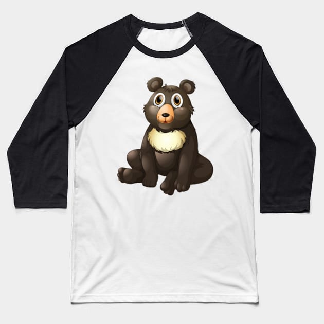 Bear Animal(10) Baseball T-Shirt by AmaniZelaya